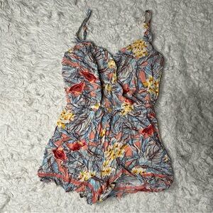 Y2K Floral Romper